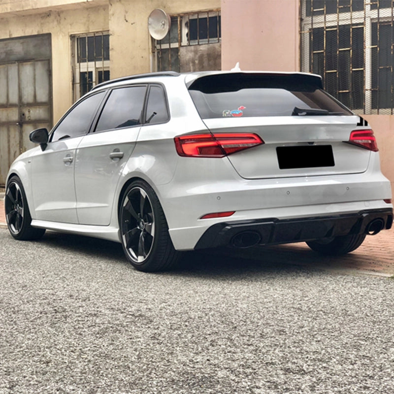 RS3 Style Rear Diffuser for 2019 A3 8V.5 S-Line Sedan