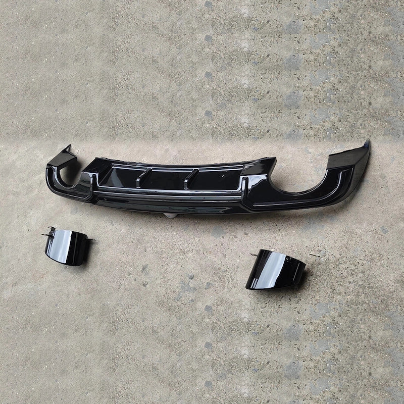 RS3 style diffuser sedan hatchback compatible