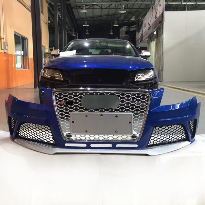 RS4 Style Front Bumper - Audi A4 B8 S Line Inspired Look