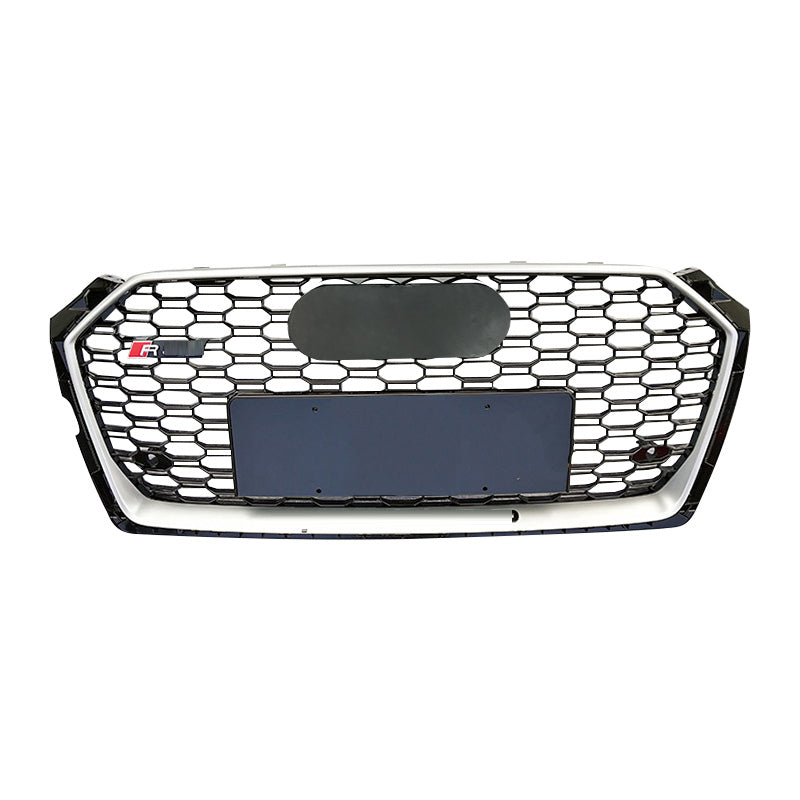 2017-2019 RS5 Style Grille For Audi A5/S5| ABS Replacement Grill | Direct Fit OEM Design-Black/Silver/Carbon Fiber Style