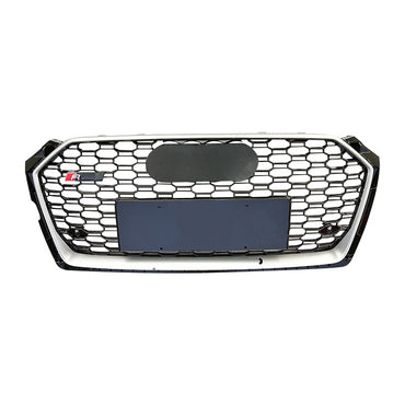 2017-2019 RS5 Style Grille For Audi A5/S5| ABS Replacement Grill | Direct Fit OEM Design-Black/Silver/Carbon Fiber Style
