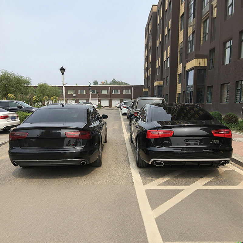  RS6 look rear diffuser for Audi A6/S6 C7 Non S-Line