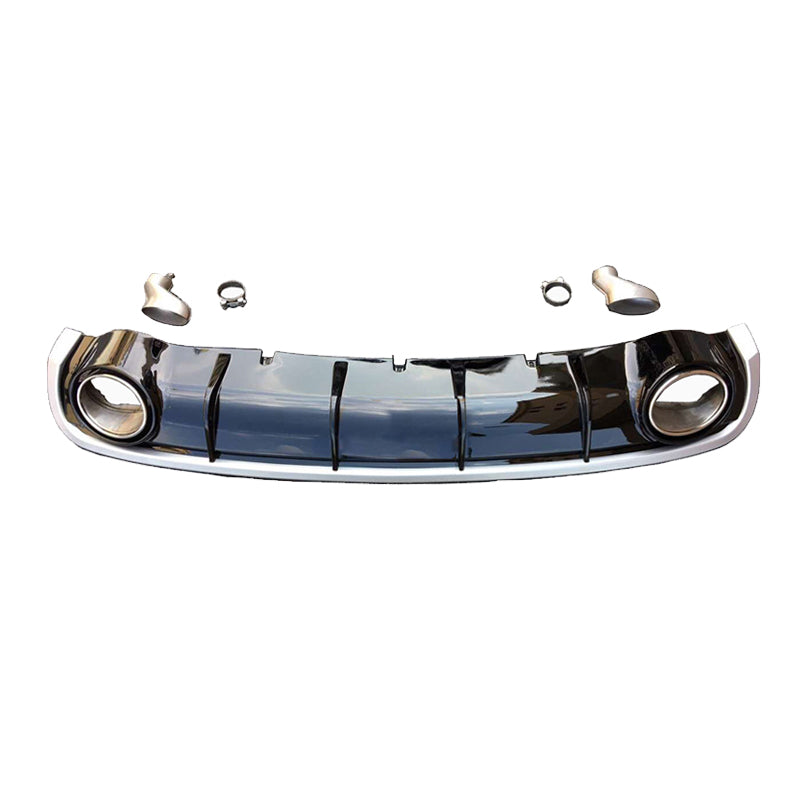 RS6 style diffuser for Audi S6 C7 Non S-Line