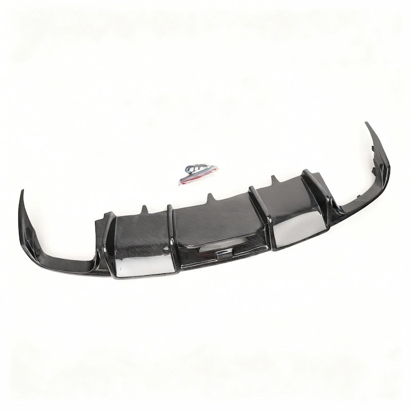 RS7-Style Carbon Rear Diffuser Installed on Audi A7 C7