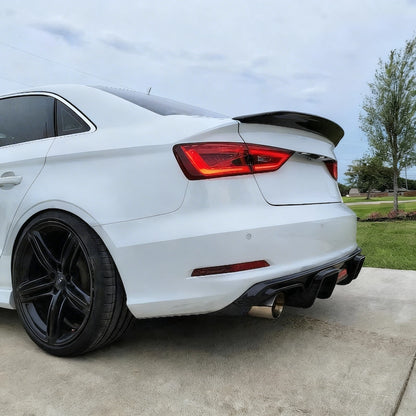 RS Style Quad Tips + Carbon Diffuser for 8V A3