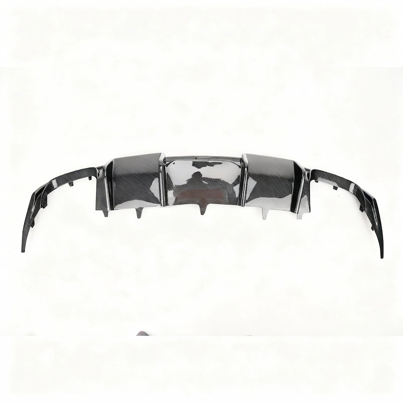 - Real 2×2 Twill Pre-Preg Carbon Fiber Diffuser for Audi C7 A7/S7