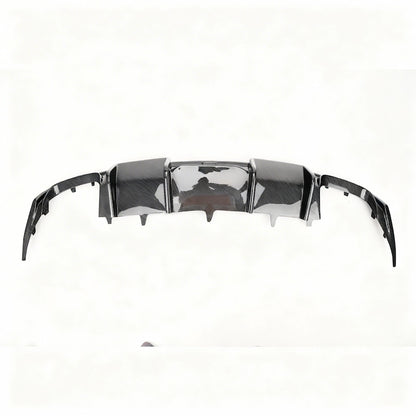 - Real 2×2 Twill Pre-Preg Carbon Fiber Diffuser for Audi C7 A7/S7