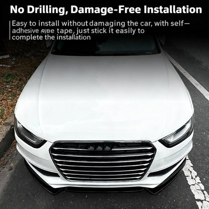 S4 B8.5 bumper extension lip gloss black