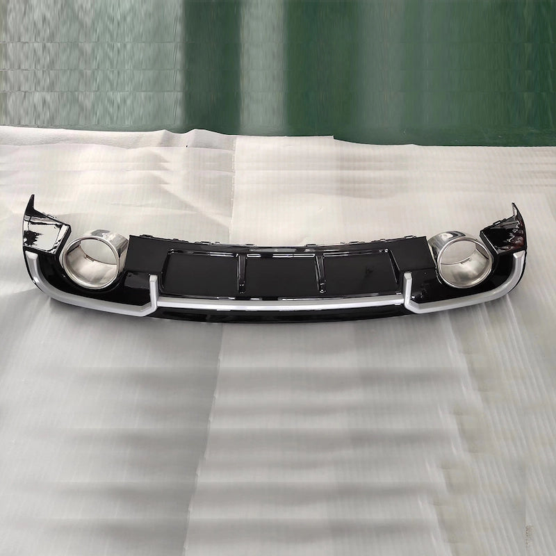 Silver Trim RS3 Style Diffuser for Audi A3 Sedan