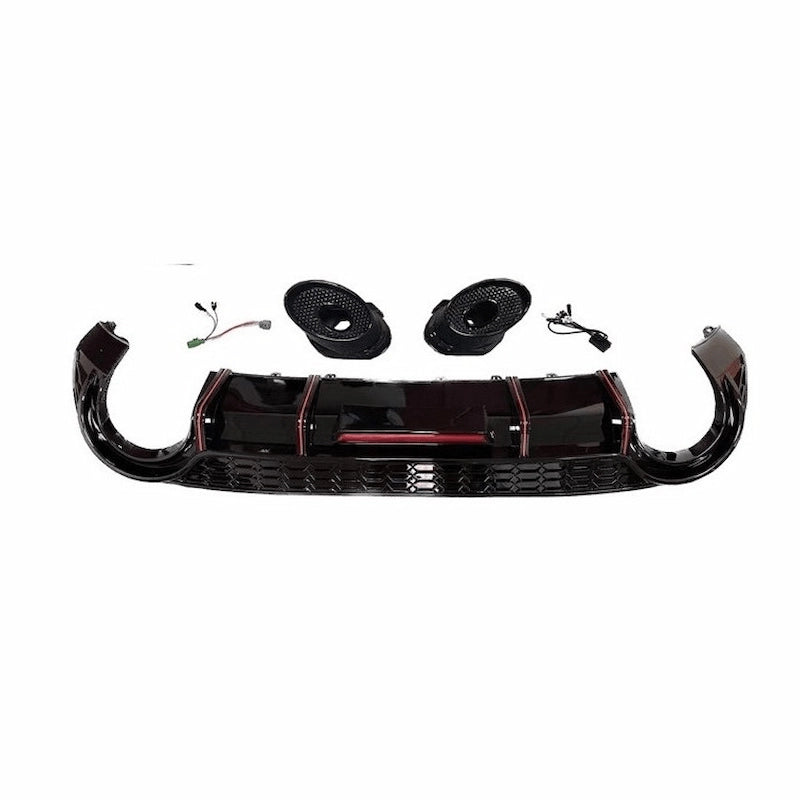 Sporty Rear Diffuser Kit for Audi S3 8Y Hatchback