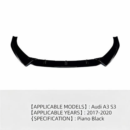 Sporty S-Line Look - 2020 Audi A3 8V.5 Front Lip Upgrade