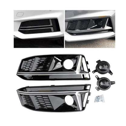 Wholesale ACC-compatible fog grilles for Audi A4L/S4 B9 S-Line with fast delivery