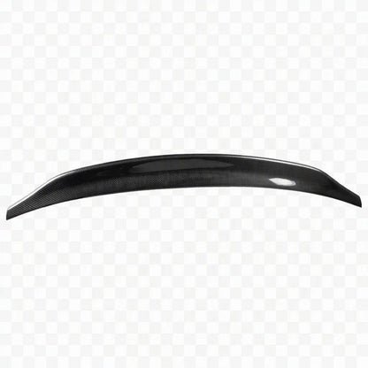 2009-2012 Audi A4 B8 Ducktail Carbon Fiber Trunk Spoiler - Studio Shot White Background