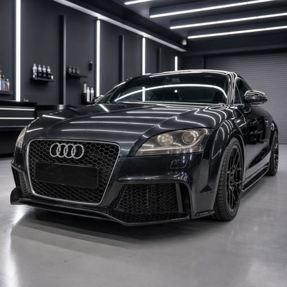 Audi TT RS Front Bumper Kit Showcase in Studio - 3/4 Front Angle View