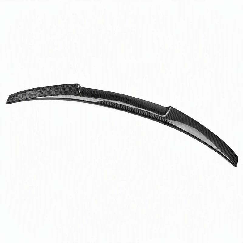 Audi S4 B8.5 with V Style Carbon Fiber Trunk Spoiler - Close Up Fitment Detail