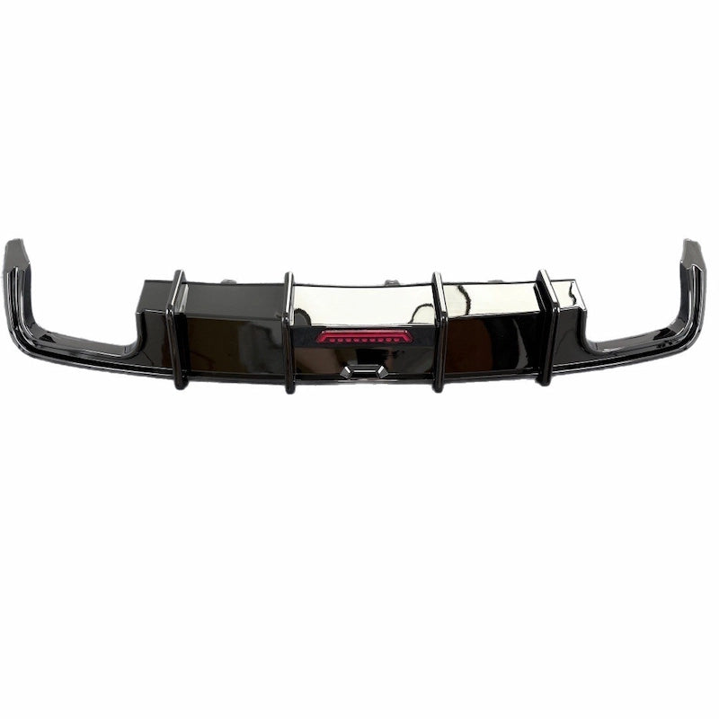 2019-2025 For Audi A6 C8 S-Line S6 Style Rear Diffuser with LED