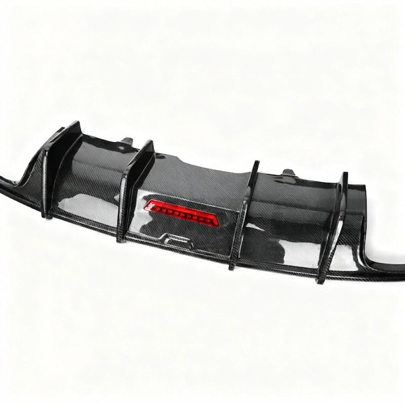 carbon fiber diffuser with lights
