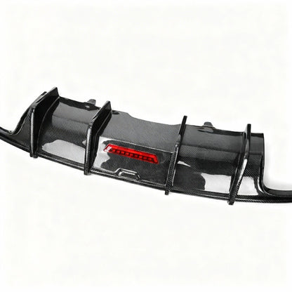 carbon fiber diffuser with lights