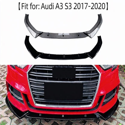 erfect Fit - Audi A3 8V.5 S-Line Front Lip on 2019 A3 8V.5