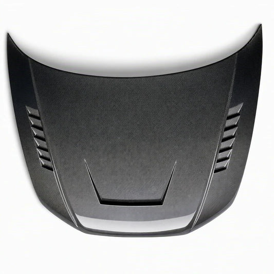Audi S3 8V Carbon Hood Center Air Scoop Vent Detail - EliteGermanParts