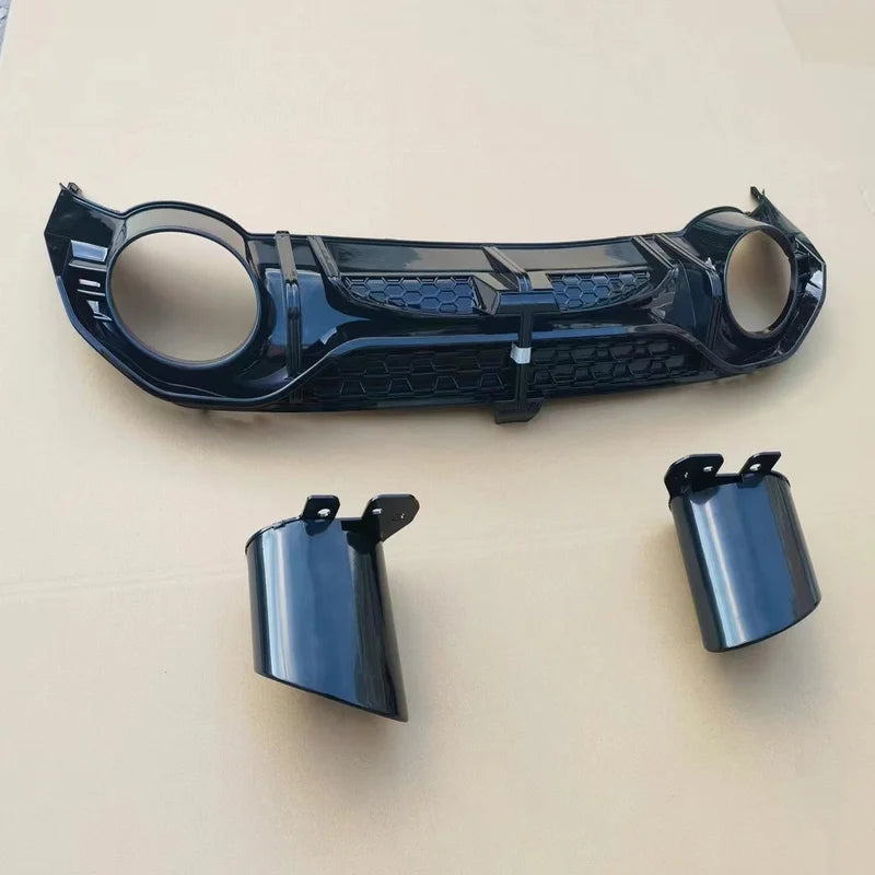 Audi A3 S3 8Y RS3-R Style Rear Diffuser - Full Kit Top View