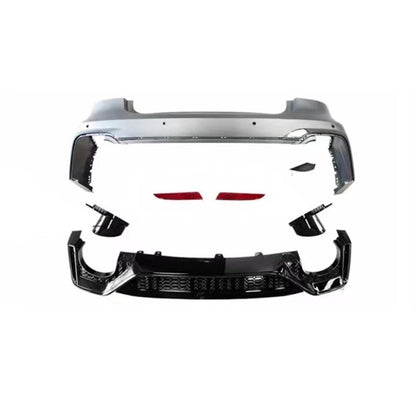Audi A5 S5 B9 2020-2024 RS5 Style Rear Bumper Kit with Exhaust Tips White Background