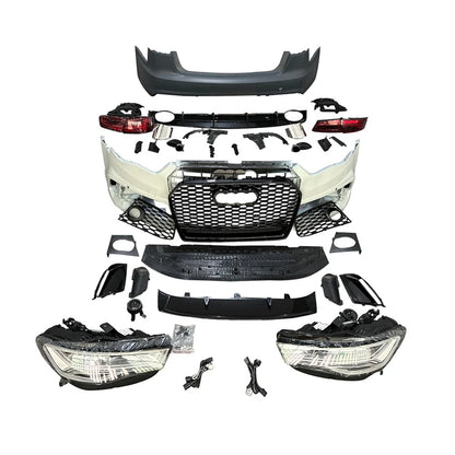 Audi A6 S6 C7 RS6 Body Kit 2012-2015 Complete Conversion Layout White Background
