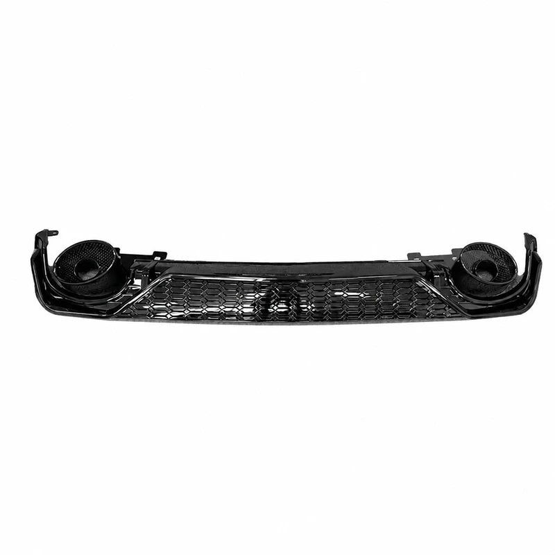Audi A6 S6 C8 RS6 Style Rear Bumper Diffuser Honeycomb Mesh - EliteGermanParts