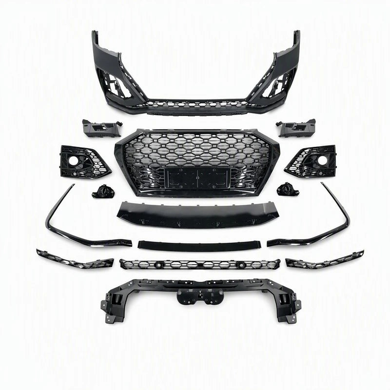 Audi Q5 B9.5 RSQ8 Front Bumper Kit All Parts Display - EliteGermanParts