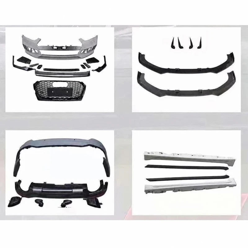Audi A5 S5 B9 RS5 Body Kit Components Grid - Bumpers Splitters Side Skirts