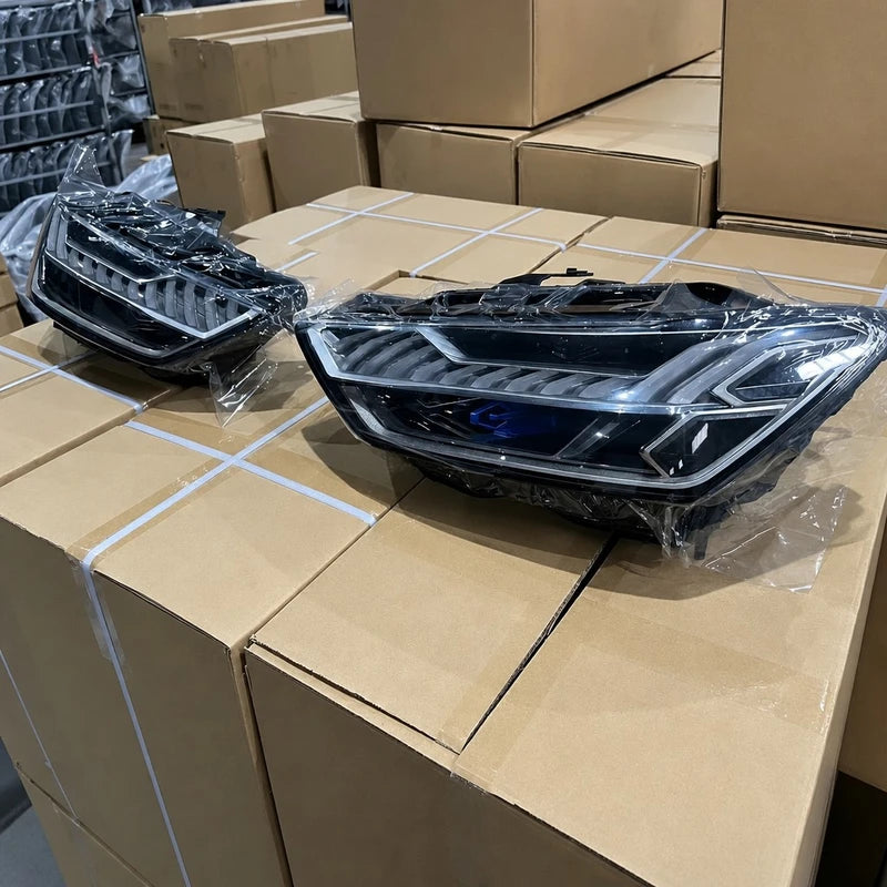 Audi A7 RS7 Wide Body Kit New LED Headlights Included Components