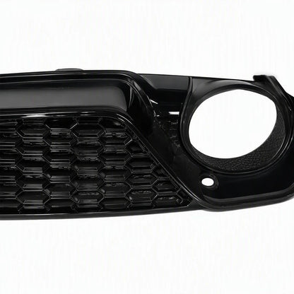 Audi A6 S6 C8 RS6 Rear Diffuser Honeycomb Mesh and Exhaust Opening Close-Up Detail