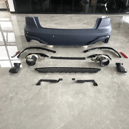 Audi A6 S6 C8 RS6 Rear Bumper Assembly Complete Component Layout