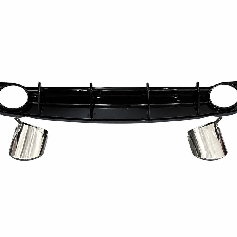 Audi A6 S6 C7 RS6 Body Kit Rear Diffuser and Chrome Exhaust Tips Detail
