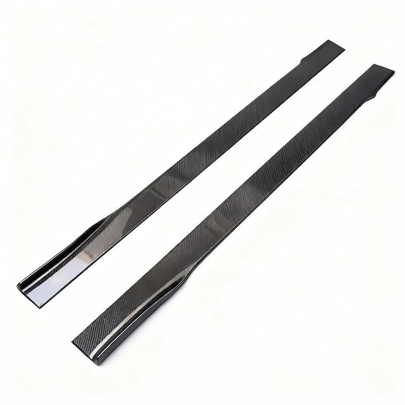 2008-2024 For Audi Real Carbon Fiber Side Skirt | Universal Fit for A3 A4 A5 A6 A7 | Customizable