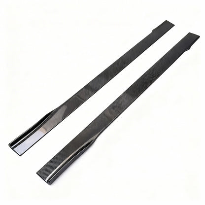 2008-2024 For Audi Real Carbon Fiber Side Skirt | Universal Fit for A3 A4 A5 A6 A7 | Customizable
