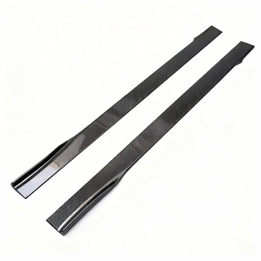 2008-2024 For Audi Real Carbon Fiber Side Skirt | Universal Fit for A3 A4 A5 A6 A7 | Customizable