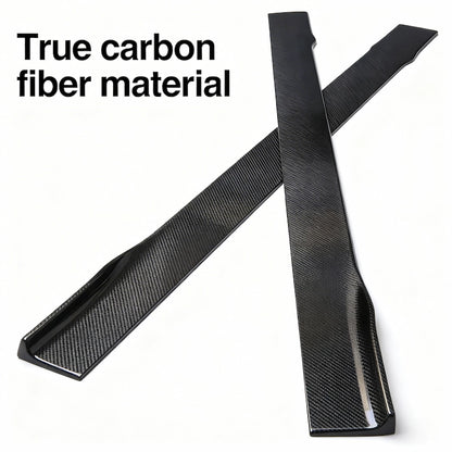 2008-2024 For Audi Real Carbon Fiber Side Skirt | Universal Fit for A3 A4 A5 A6 A7 | Customizable