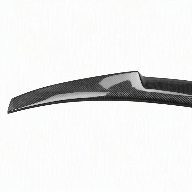 2x2 Carbon Fiber Weave Trunk Spoiler for Audi A3 S3 8V - Close Up Detail Texture