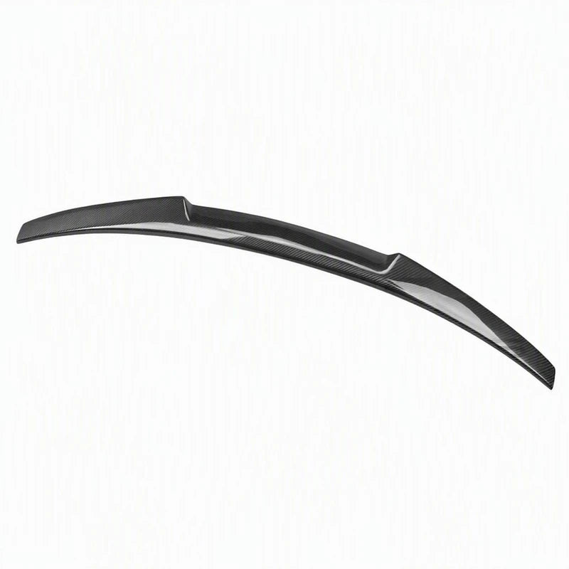 Audi A3 S3 8V V Style Carbon Fiber Rear Spoiler - Front Angle View