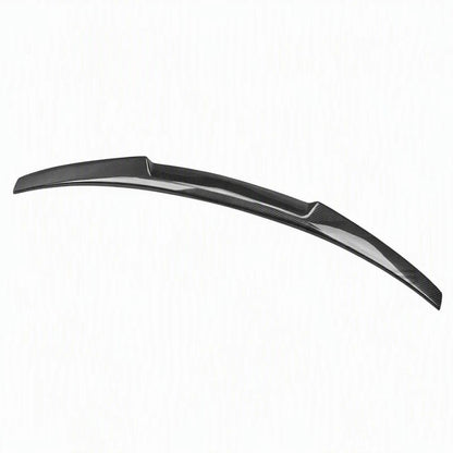 Audi A3 S3 8V V Style Carbon Fiber Rear Spoiler - Front Angle View