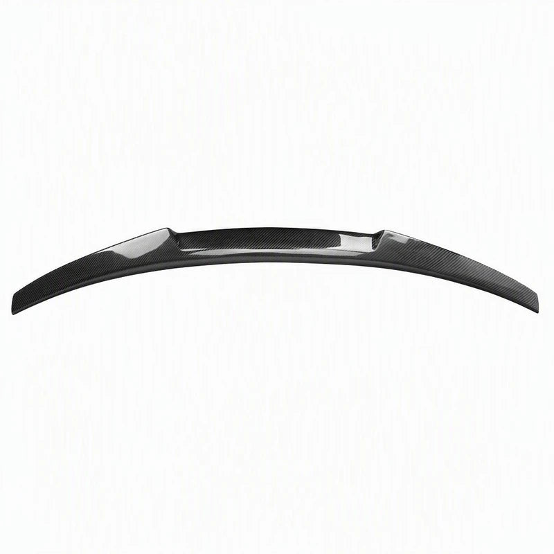2014-2016 Audi A3 S3 Carbon Fiber V Style Trunk Spoiler 8V - Studio Shot White Background