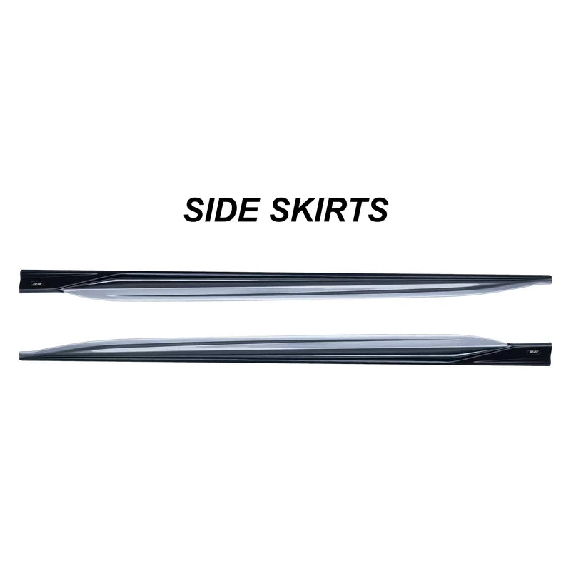 Audi A5 B10 Side Skirts Pair - Vacuum-Formed PP Hurricane Grey